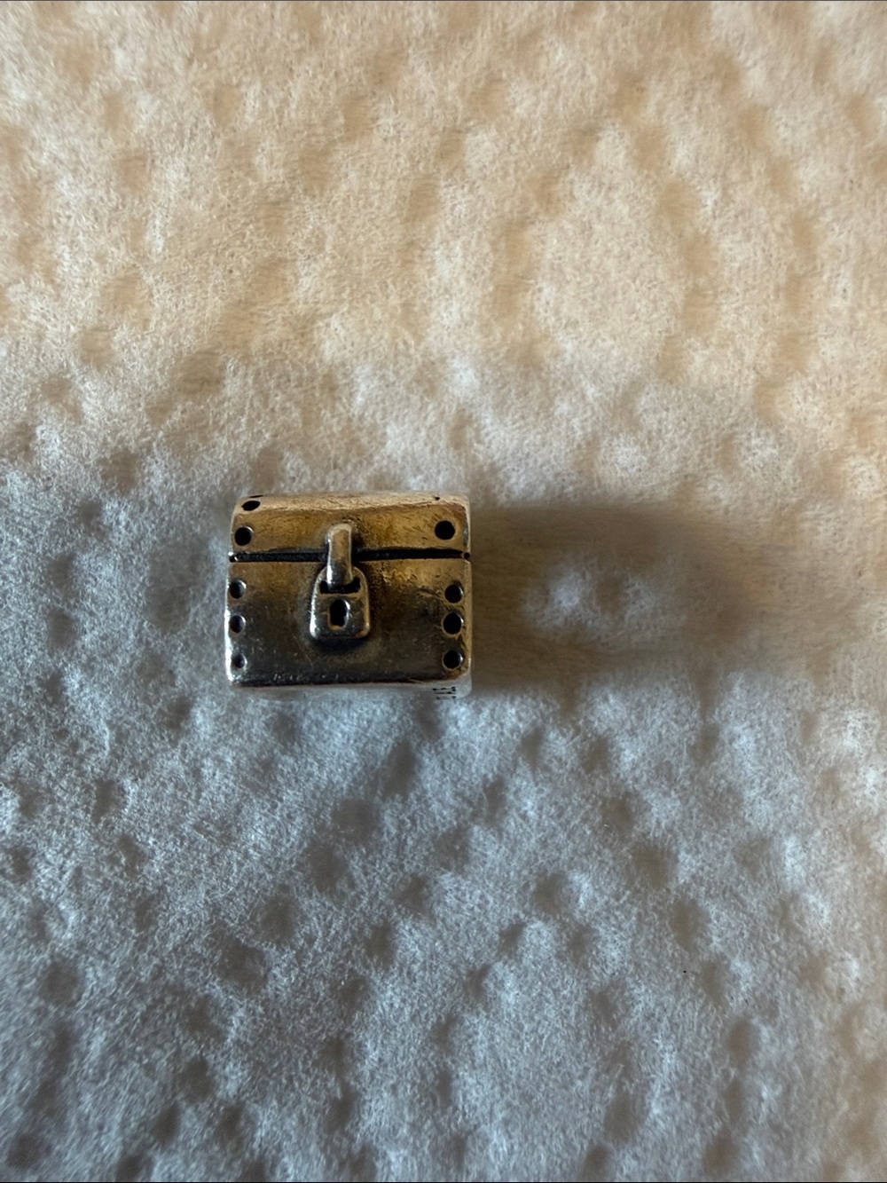 Pandora Silver Treasure Chest Charm - Silver